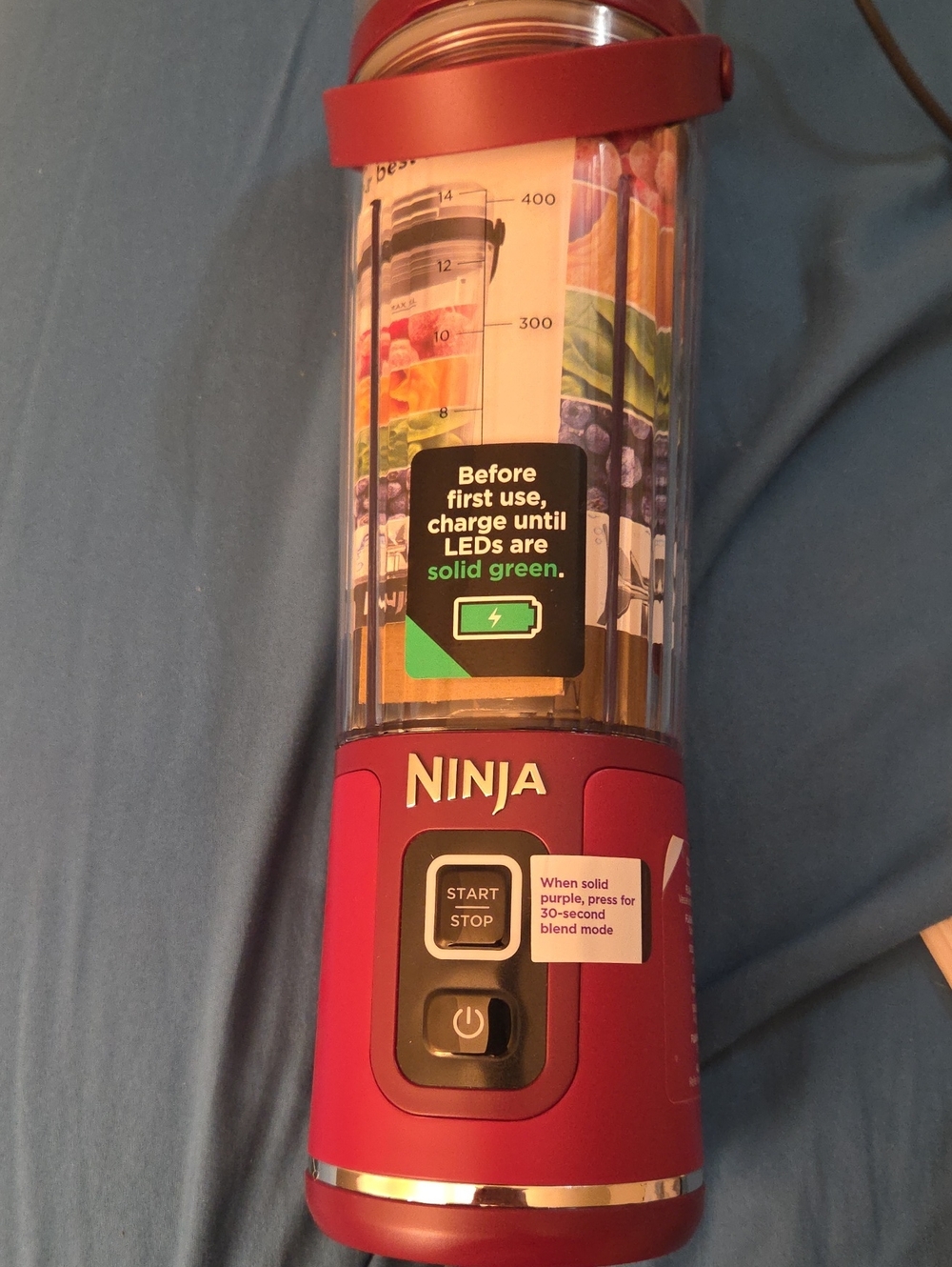 Ninja Personal Blender - Red and Silver Accents NWT